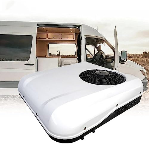 RV Air Conditioner Car Caravan Elektrische Dach Klimaanlage 12V Dc Klimaanlage-Elektro-LKW-Wohnmobil-Parkplatz A/C-Einheit, Neue Energie, 100% Electric Automotive Split Air Conditioner,White,24V