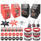 TUZHE Ninja Party Mitgebsel Kindergeburtstag 72 Stück - Hüpfbälle, Silikon Armbänder, Fingerschleuder, Geschenketüte, Schlüsselanhänger für Jungen Themed Party