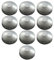 Capuchon de poteau de clôture, décorations for poteaux de clôture, 10 paquets de capuchon de poteau de clôture, capuchon d'extrémité rond en aluminium for poteau de diamètre extérieur/tuyau(140mm)