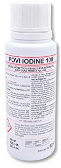 POVI IODINE 125 ml - 388ONFARMA - Reintegro Cassetta del pronto soccorso Fai da Te - Aggiorna in totale autonomia la tua cassetta medica.