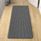 Rugs by Desire Eden Washable door mat Kitchen mat - Floor mat Door Dirt Trapper - Non Slip Door mats indoor - Anthracite, 57x200 cm