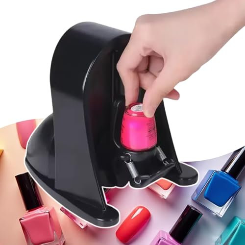 HCAUYNN Tisch-Nagellack-Shaker-Maschine, Mit Touch-Taste, Einstellbare Feder, Automatischer Stopp, Zum Mischen Von Nagellack Und Gel