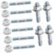 Homoyoyo 15sets Double-ended Chainsaw Bar Nuts and Screws Dual Threaded Rod Bolts for Maintenance Compatible Chainsaw Models Easy Installation and Sufficient Supply
