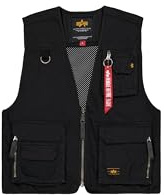 ALPHA INDUSTRIES Herren Mesh Utility Weste (1er Pack)