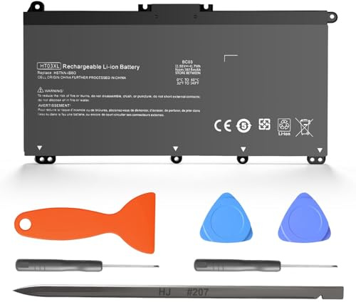 HT03XL Battery Replacement for Seamless Remote Work, 41.9Wh 11.55V High Capacity Li-ion for HP Pavilion 14 15 17 Series Users (L11119-855/L11421-1C1)