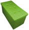 HomeHarmony Folding Storage Ottoman Seat, Stool, Toy Storage Box Faux Leather (Lime Green Large)