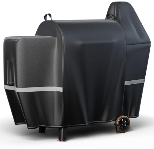 QuliMetal Grill Cover for Pit Boss 850, 820, Z Grill 700, 600D Wood Pellet Smoker Cover for 820 Deluxe, 820D, 820FB, Sportsman 820 Series Wood Pellet Grills, Z Grill 700 Series