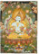Prime Feng Shui Seidenstickerei Tibetische Vajrasattva Thangka Wandbehang für Home Decor Thangka Meditation