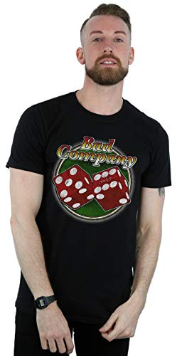 Bad Company Men's Straight Shooter Dice T-Shirt Black XXXXX-Large