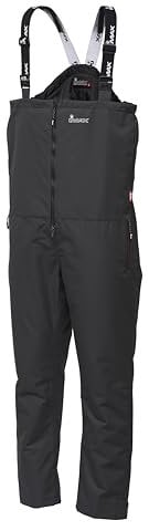 DAM ARX Thermo Bibs and Brace, Angelbekleidung, Anglerlätzchen, Unisex, Dunkelgrau, Groß