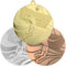 pokalspezialist 3 x 10 Stück Medaille Volleyball Gold Silber Bronze 50 mm Stahl