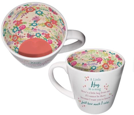 Inside Out Ceramic Mug with Gift Box - A Little Hug in A Mug
