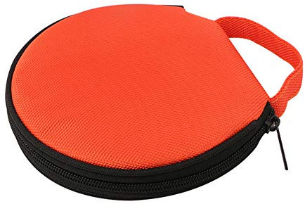 iSpchen Tragbarer CD Tasche Oxford-Stoff DVD Taschen Aufbewahrung Schutzhülle Reisen Kapazität 20 CD Organizer, 160x165x30mm