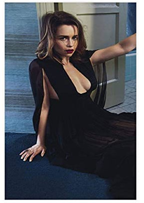 Schauspieler Emilia Clarke 10 Leinwand-Poster, Wandkunst, Deko, Bild, Gemälde für Wohnzimmer, Schlafzimmer, Dekoration, ungerahmt: 50 x 75 cm