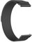 Strap-it 22mm Universal Edelstahl Uhrenarmband - Schnellverschluss Milanese Metallarmband mit Magnetverschluss für Alle (Smart) watches für Damen und Herren - Schwarz