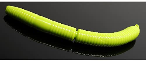 Libra Lures Fatty D´Worm 6,5cm - Apple Green - 10Stück | Creaturebait