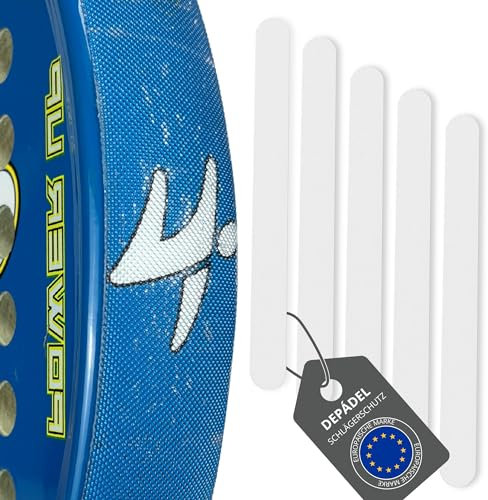 Ph Pro Heat Protector para Pala de Pádel Transparente Rugoso - Cinta Protectora para Pala de Pádel Multigranulada – Protector para Pala de Pádel de Silicona Transparente. (5 Unidades)