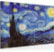 Runa Art Wandbilder Vincent Van Gogh Bild XXL Wohnzimmer Schlafzimmer Blau Sternennacht Kunst 120 x 80 cm 3 Teilig 040531a