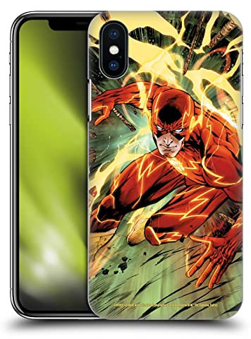 Head Case Designs Offizielle Justice League DC Comics Neu 52#9 Das Flash-Comicbuch-Cover Harte Rueckseiten Handyhülle Hülle Huelle kompatibel mit Apple iPhone X/iPhone XS