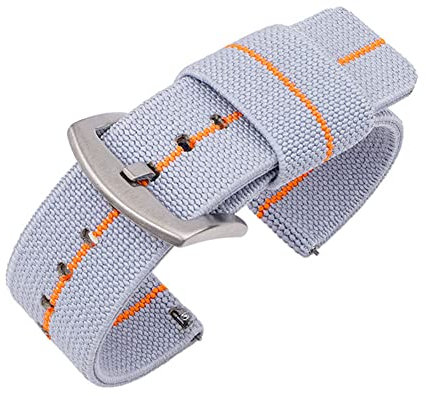 Tyogeephy Sport Correa Compatible con Suunto 7/Suunto 9 Baro/Suunto 9 Spartan/Suunto 9 GPS Reemplazo muñequeras Respirable Nylon Woven Ajustable Correa para mujeres y hombres