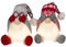 Brandsseller Wichtel Pärchen Set Weihnachtswichtel Weihnachtsdeko Figur LED beleuchtet