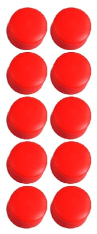 Cawila PRO Rundmagnet 10er Set 10mm Ohne Geschlecht