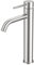 FORIOUS Grifo Lavabo Alto, Grifo Monomando para Lavabo en Níquel Cepillado Resistente a las Manchas con Altura de Salida de 190 MM, Mezclador de un Solo Mango para el Lavabo del Baño, WC de Visitas