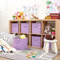 EZOWare Aufbewahrungskörbe Faltbare Würfel-Aufbewahrungsboxen, 8er-Set, Faltbare Aufbewahrungsbox für Kleinkinder, Kinderzimmer, Zuhause, 26,7x26,7x28cm / Dunkles -Lila