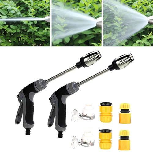 Pressure Washer, Turbowasher - Power High-Pressure Cleaner For Every Garden Hose - My Garden Friend Pressure Washer With Turbowasher Attachmen (2Set)