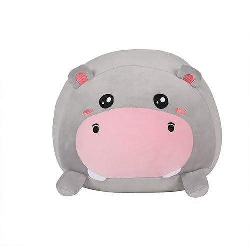 I-TOTAL® - Dekoratives Kissen für Bett/Sofa | Bequem und kuschelig (Hippo)