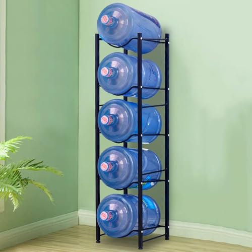 Soporte para Jarra enfriadora de Agua de 5 galones, Estante de Almacenamiento de Botellas de Agua apilable, jarras de Agua Organizador de 5 galones Soporte para Botella de Agua, Organizador