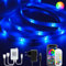 YOOULIT Wasserdichter LED Streifen 20m, RGB Intelligenter Wasserdichter Lichtstreifen, 16 Mio. Farben Selbstklebend LED Strips Sync mit Musik, LED Leiste für TV Partei, 2×10m