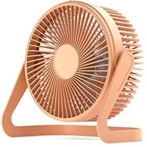 Ventilador de escritorio giratorio USB portátil, mesita de noche, dispositivo de refrigeración de mesa, funcionamiento silencioso, trabajo, oficina, dormitorio, caravana, camión, suministros