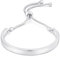 LILIE&WHITE Armreif Armbänder Verstellbares Armband für Damen – Elegantes Silber-Design mit Zugverschluss – Modernes und Stilvolles Accessoire für Jeden Anlass