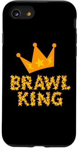 Hülle für iPhone SE (2020) / 7 / 8 Eat Sleep Brawl King Geschenk Damen Herren Kinder Jungen