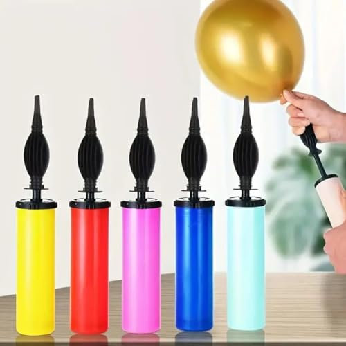 Set of 2 Manual Handheld Balloon Pump Quick and Easy Inflator for Latex & Foil Balloons, Perfect for Wedding, Birthday, Balloon Arches,Party Decorations, Fast Inflation for Effortless Event Setup