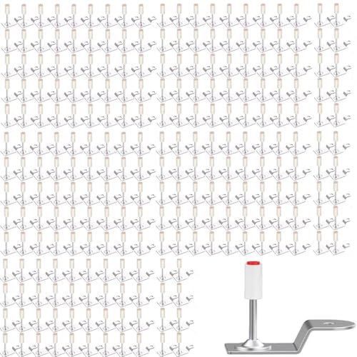 Chiodi Per Sparachiodi,Spara Chiodi Per Cemento e Ferro,Rotonde Chiodi Per Sparachiodi,Chiodo a gancio da 5 mm,Basso rumore,rispetto dell'ambiente per pannelli a parete (Chiodi a gancio,200pcs)