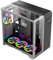 1st Player RT7 ARGB ATX Black PC Gaming Case - Dual Chamber, LED Screen and Curved Panoramic Tempered Glass (4 x ARGB Fans Pre-installed)