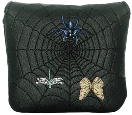 Folpus Golf-Putterhaube Väter! Komfortables Futter, passend für die meisten Putter-Schläger, für Damen und Herren, Schwarz