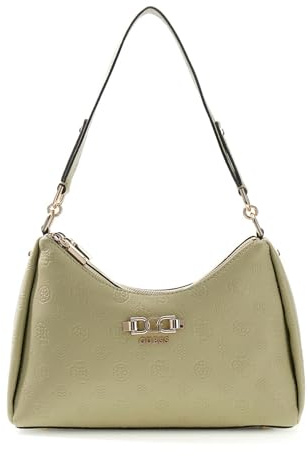 GUESS Damen Schultertasche Anise Double Zip One Size