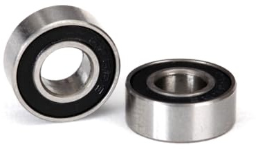 ball bearings, black rubber sealed (6x13x5mm) (2) - TRAXXAS - TRX5180A
