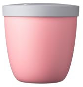 Mepal - Panier à Snack Ellipse - Contenant Alimentaire pour Conserver et Transporter des Snacks - Convient au Congélateur, au Micro-ondes et au Lave-vaisselle - 500 ml - Nordic Pink