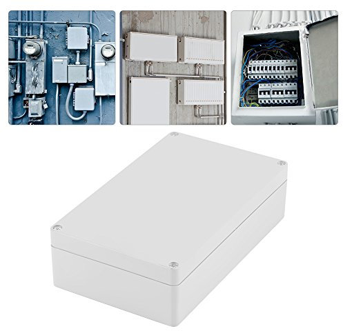 Abzweigdose IP65 Aufputz Verteilerdose 200 x 120 x 56 mm Klemmkasten Aufputz Abzweigkasten ABS Garten Feuchtraum Aufputz Verbindungsdose für elektrische Projektgehäuse