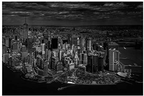 Tapete selbstklebend New York Manhattan aus Luft Fototapete Querformat 255x384cm