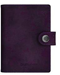 Ledlenser Lite Wallet Portemonnaie, Matte Deep Wine, integrierter RFID-Schutz, aufladbares LED-Licht, 150 Lumen, Kartenhalter (Ausweise, Bankkarten, …), USB-C, Geldbörse, Kartenetui, Leder