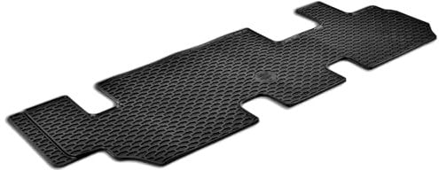 Walser DirtGuard Gummi Fussmatten Auto für VW T5 Bus 2009-08/2015, VW T6 Bus 04/2015-Heute, 3. Reihe, 100% passgenaue Auto Fußmatten, robuste Universal Fußmatte Auto, Gummimatten Auto