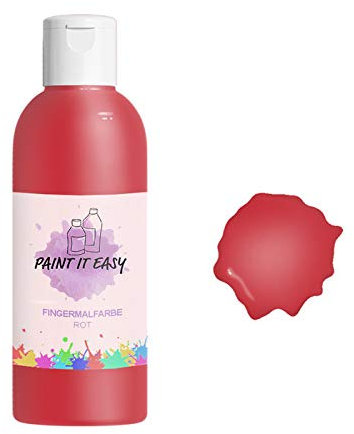 PAINT IT EASY NEU Fingerfarbe Happy Painting, 250 ml, Rot
