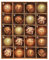 Valery Madelyn Woodland Copper and Gold Christmas Ball Ornaments, 20pcs, 6cm for Christmas Tree Decorations