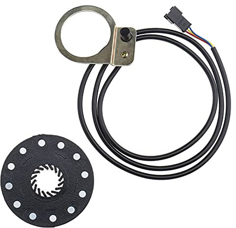 EMSea 12 Magnete Puls Unterstützungssystem Geschwindigkeitssensor mit 3-poligem Stecker 90 cm Kabel für E-Bike PAS für Elektrofahrräder
