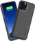 Sitong Battery Case for iPhone 12 & iPhone 12 Pro, 5000mAh Rechargeable Extended Battery Charging Charger Case, Add 100% Extra Juice, Support Wire Headphones (6.1 inch) Black
